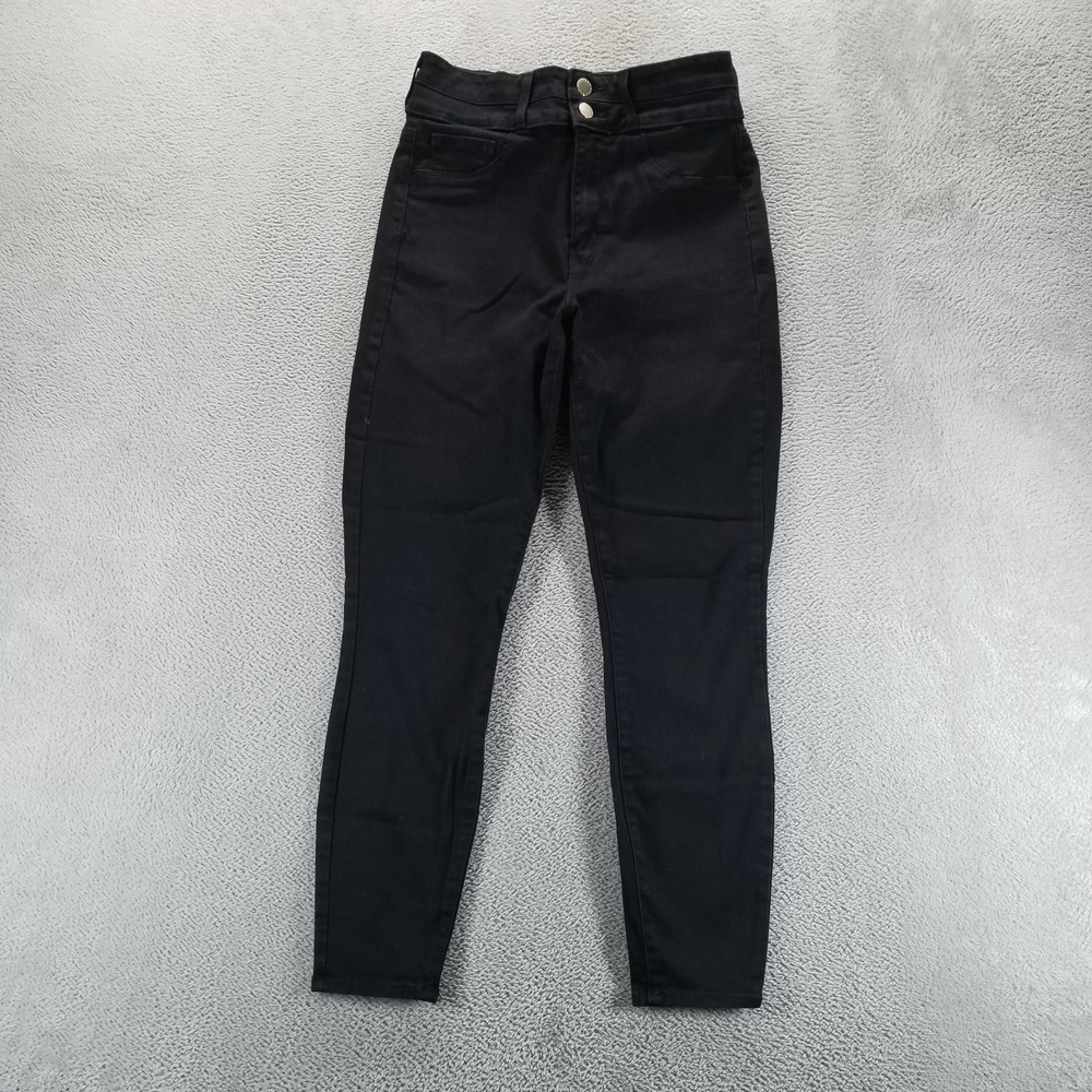 Lagence Jeans Womens 27 Black High Rise Skinny Ankle Stretch Dark Wash Denim